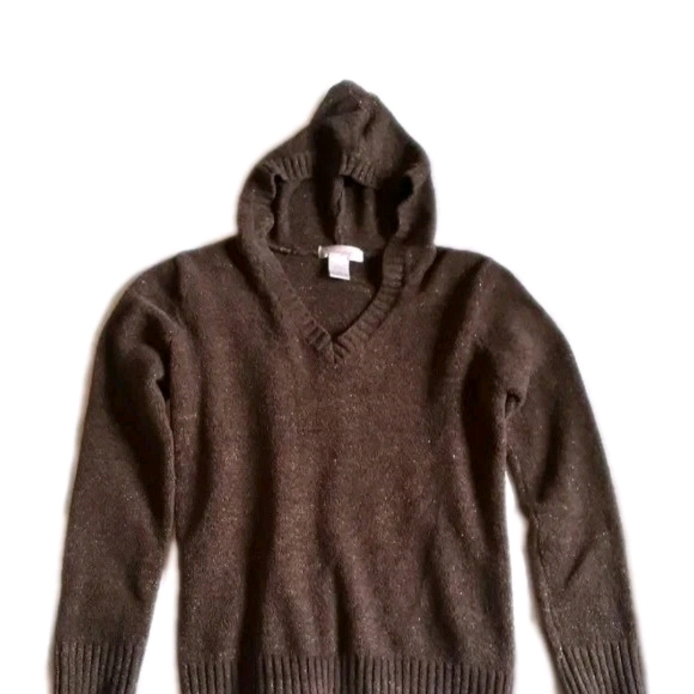 Xhilaration Women's V-Neck Brown Sweater